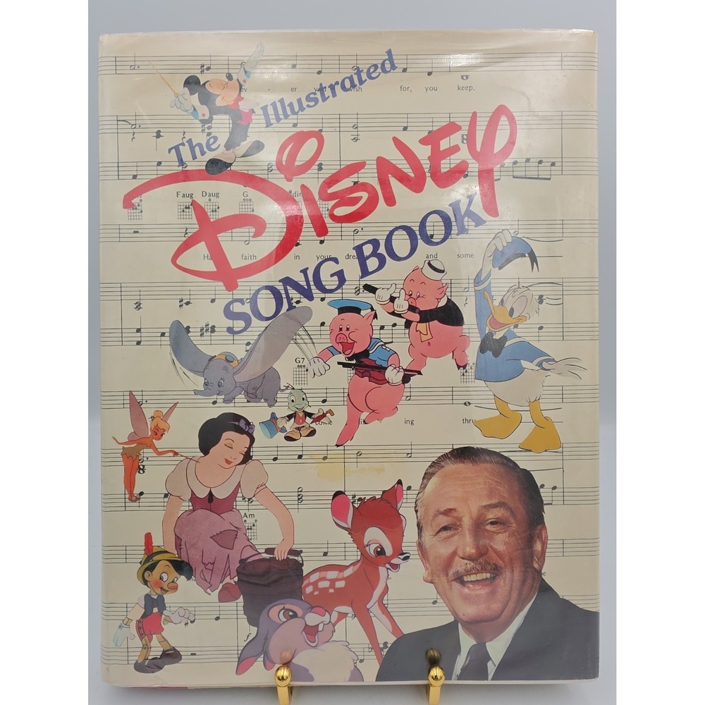 The Illustrated Disney Song Book, 1979, First Edition, Hardcover